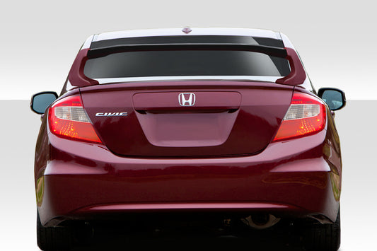 2012-2015 Honda Civic 4DR Duraflex RR Wing Spoiler - 3 Piece