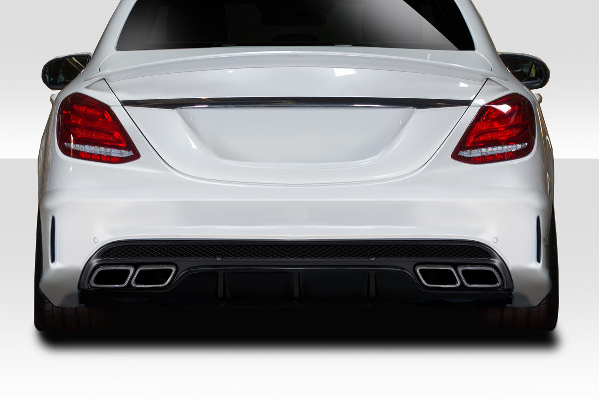 2015-2020 Mercedes C Class W205 Duraflex C63 Look Rear Diffuser - 1 Piece ( For AMG Bumper only)