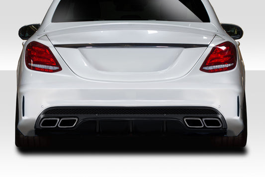 2015-2020 Mercedes C Class W205 Duraflex C63 Look Rear Diffuser - 1 Piece ( For AMG Bumper only)