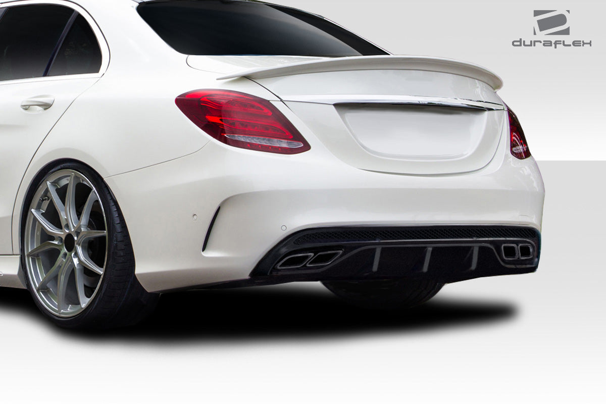 2015-2020 Mercedes C Class W205 Duraflex C63 Look Rear Diffuser - 1 Piece ( For AMG Bumper only)