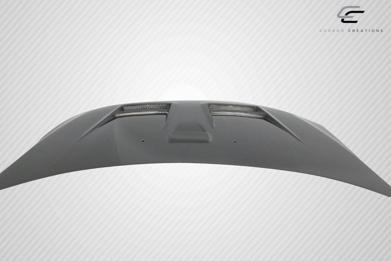 2008-2017 Mitsubishi Lancer / Lancer Evolution 10 Carbon Creations D Spec Hood - 1 Piece
