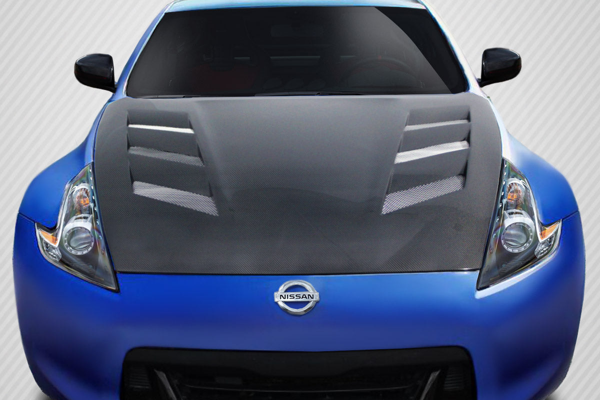 2009-2020 Nissan 370Z Z34 Carbon Creations AMS Hood - 1 Piece
