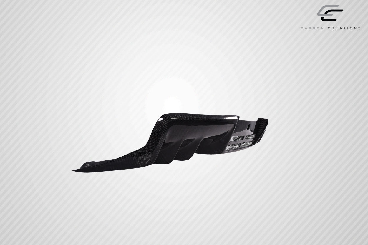 2008-2015 Mitsubishi Lancer Evo X Carbon Creations DriTech OEM Look Rear Diffuser - 1 Piece