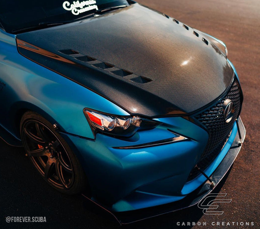 2014-2016 Lexus IS Series IS350 IS250 Carbon Creations Bolt Hood - 1 Piece