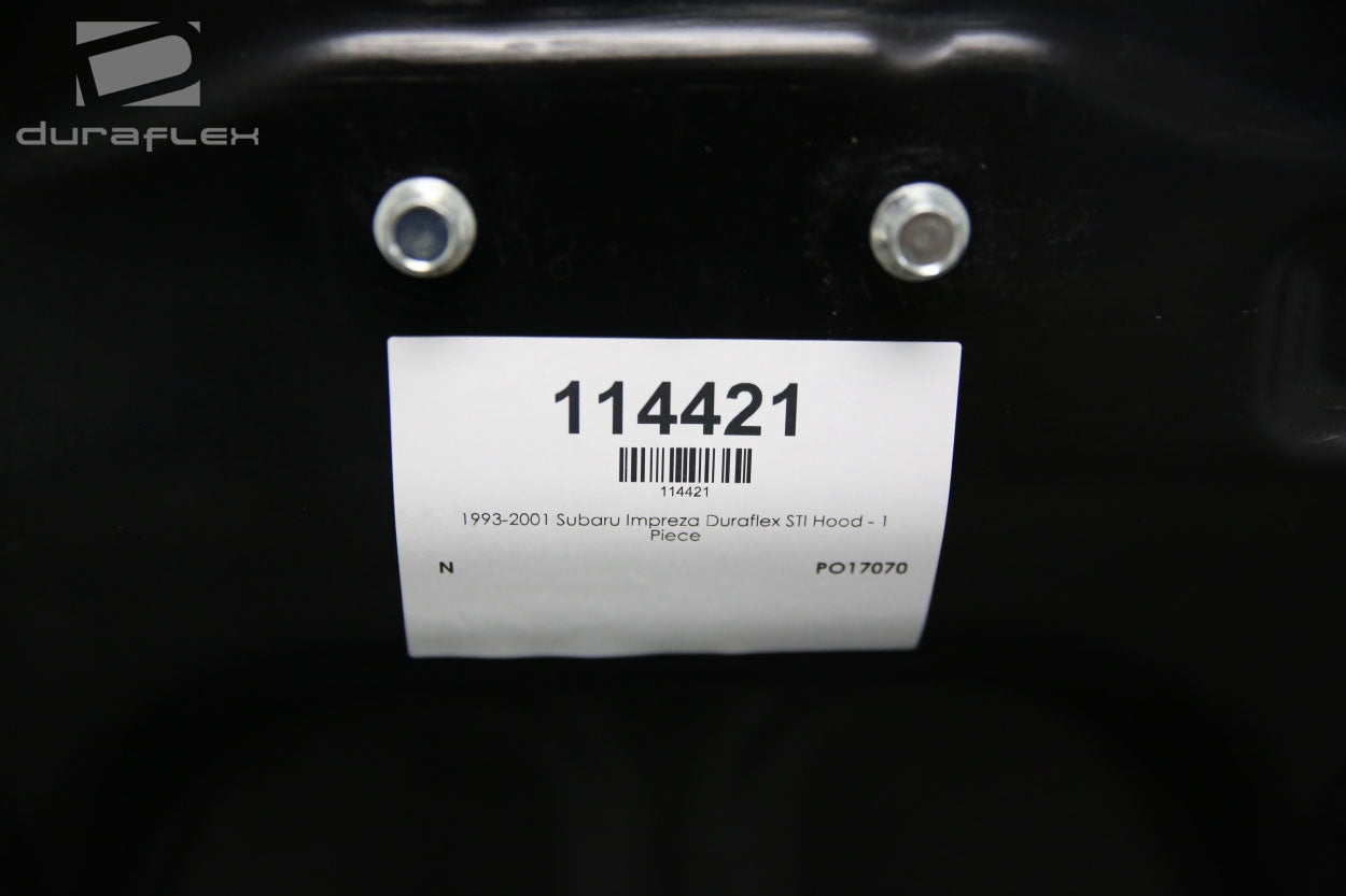 1993-2001 Subaru Impreza Duraflex STI Look Hood - 1 Piece