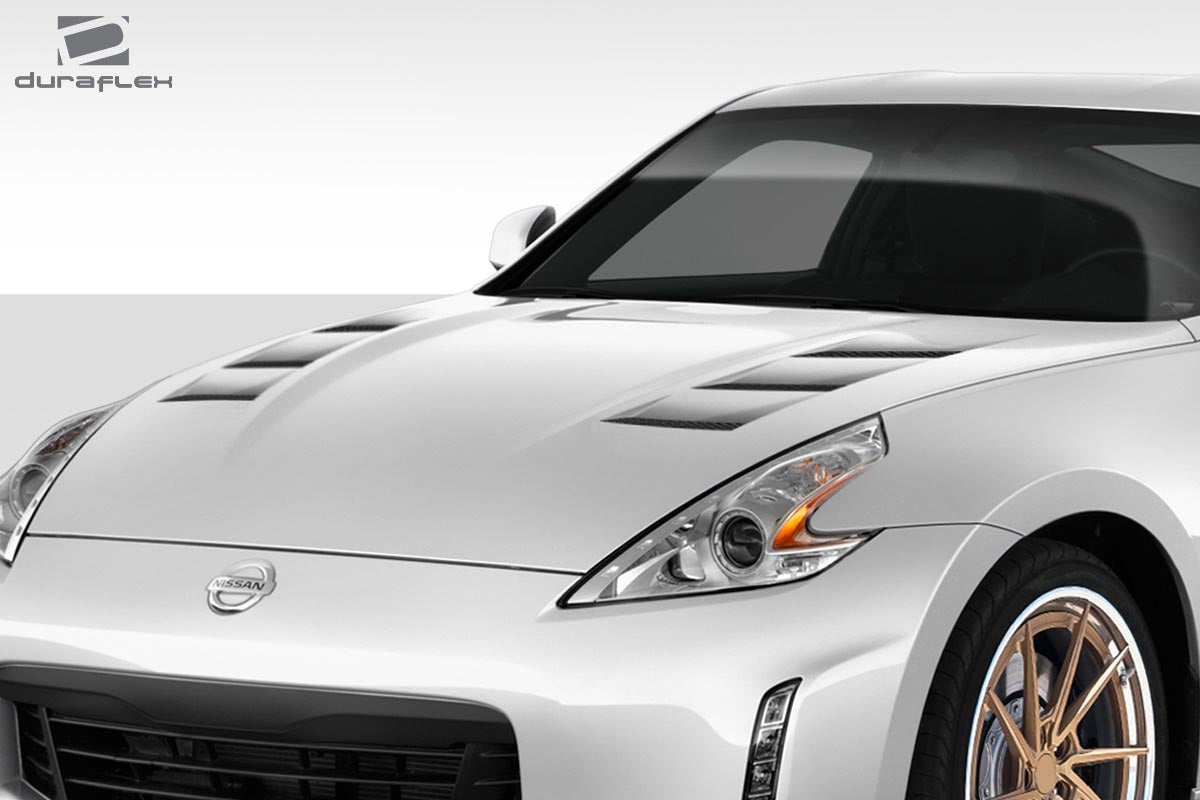 2009-2020 Nissan 370Z Z34 Duraflex TS-1 Hood - 1 Piece