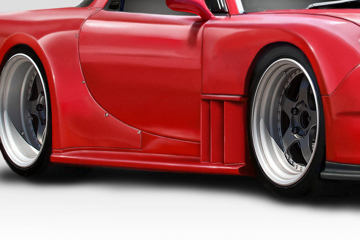 1993-1997 Mazda RX-7 Duraflex Bossen Wide Body Side Skirts - 2 Piece