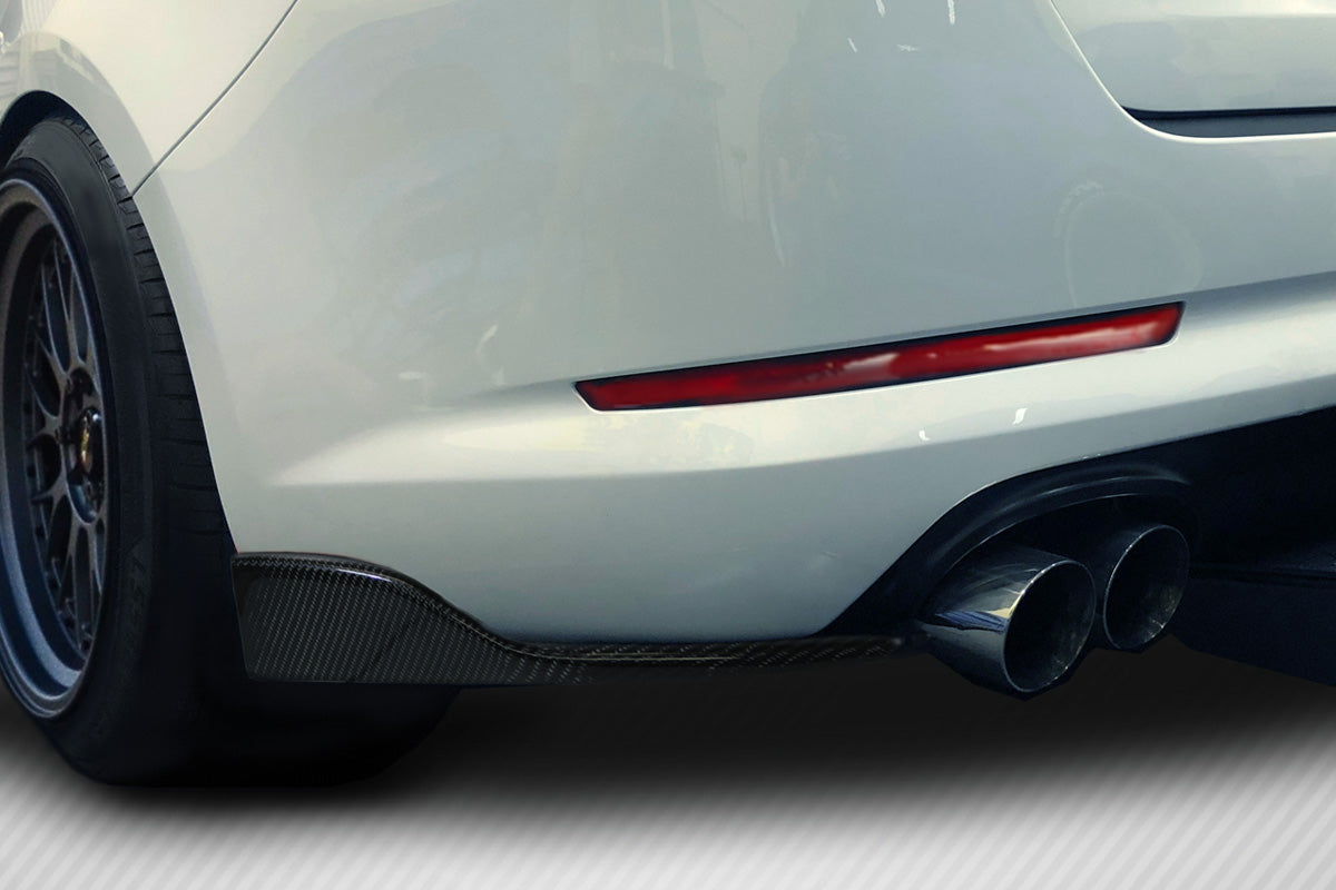 Universal Carbon Creations Front / Rear Type 2 Winglet Splitters - 2 Piece