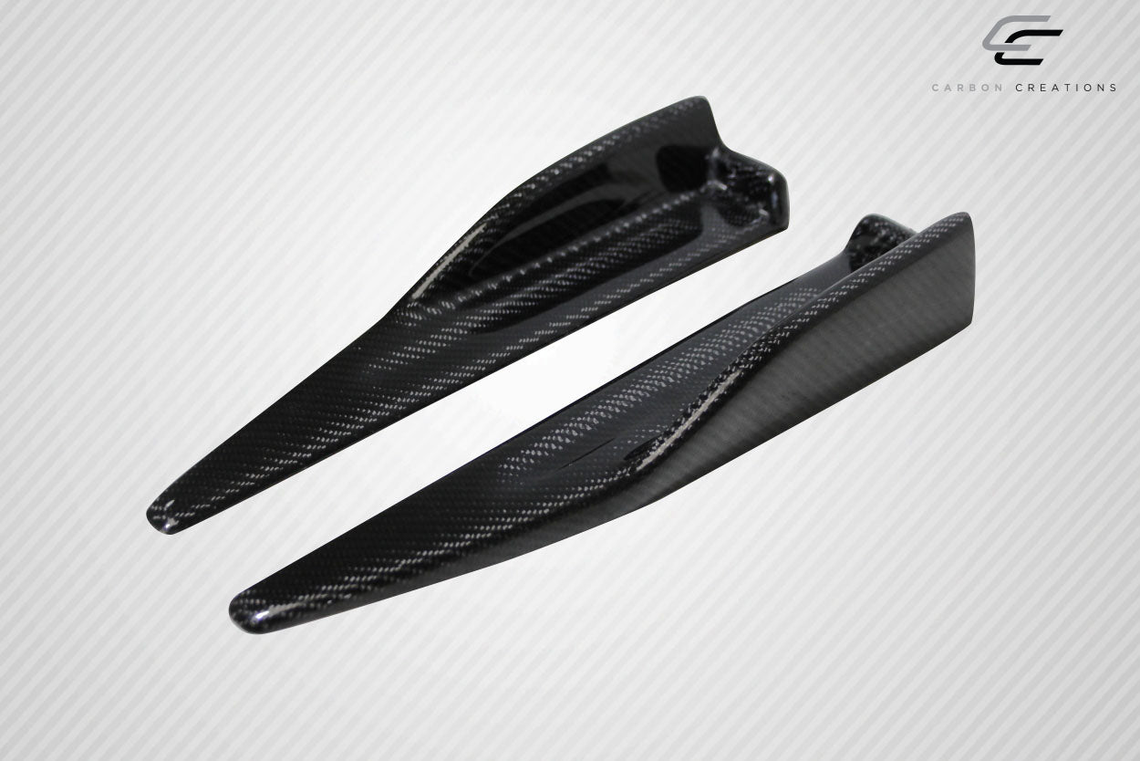 Universal Carbon Creations Front / Rear Type 2 Winglet Splitters - 2 Piece