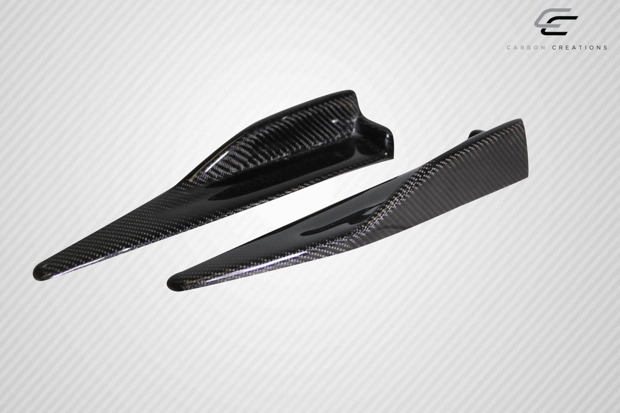 Universal Carbon Creations Front / Rear Type 2 Winglet Splitters - 2 Piece