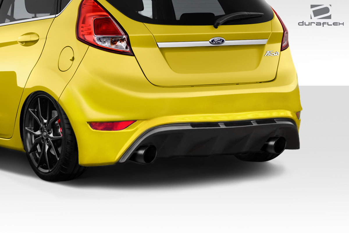 2014-2019 Ford Fiesta Duraflex RS Look Rear Bumper - 1 Piece