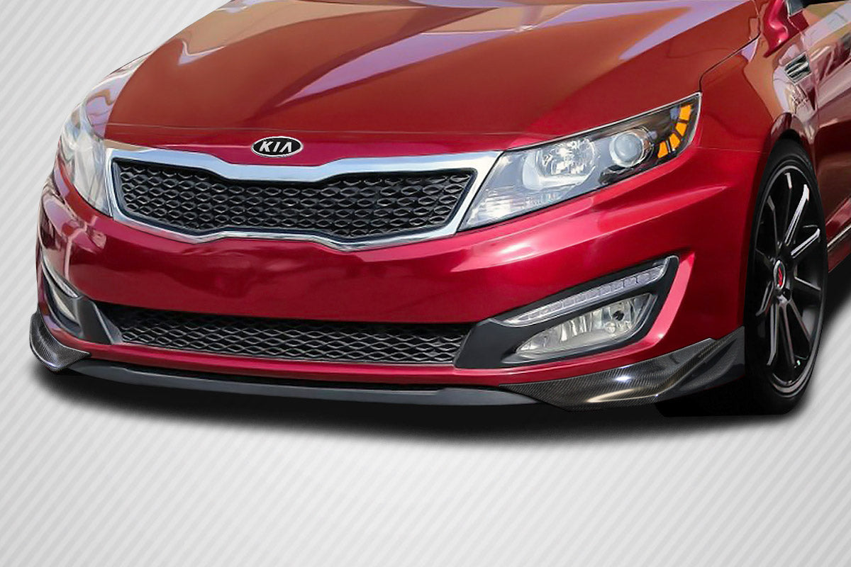 2011-2013 Kia Optima Carbon Creations MC Front Lip Add Ons - 2 Piece