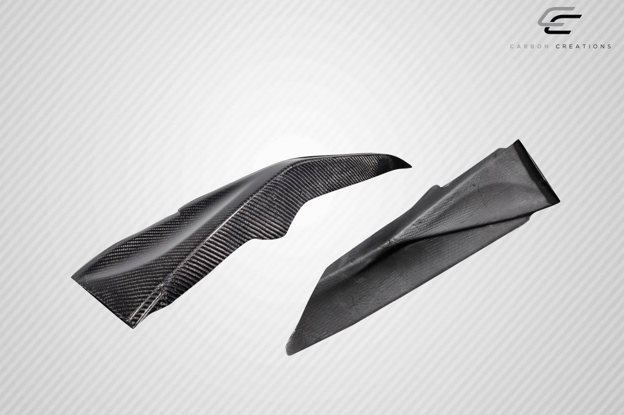 2011-2013 Kia Optima Carbon Creations MC Front Lip Add Ons - 2 Piece