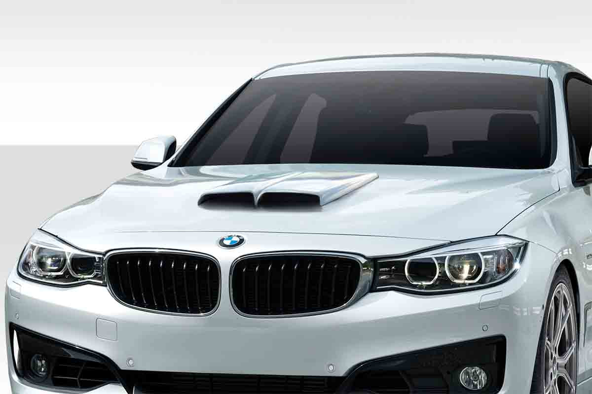 Universal Duraflex Dual Ram Air Hood Scoop - 1 Piece