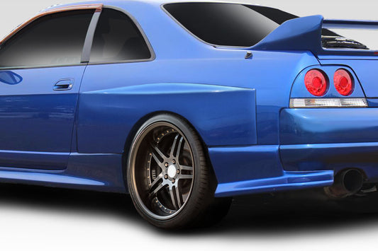 1995-1998 Nissan Skyline R33 2DR Duraflex LDE Wide Body Rear Fender Flares - 2 Piece