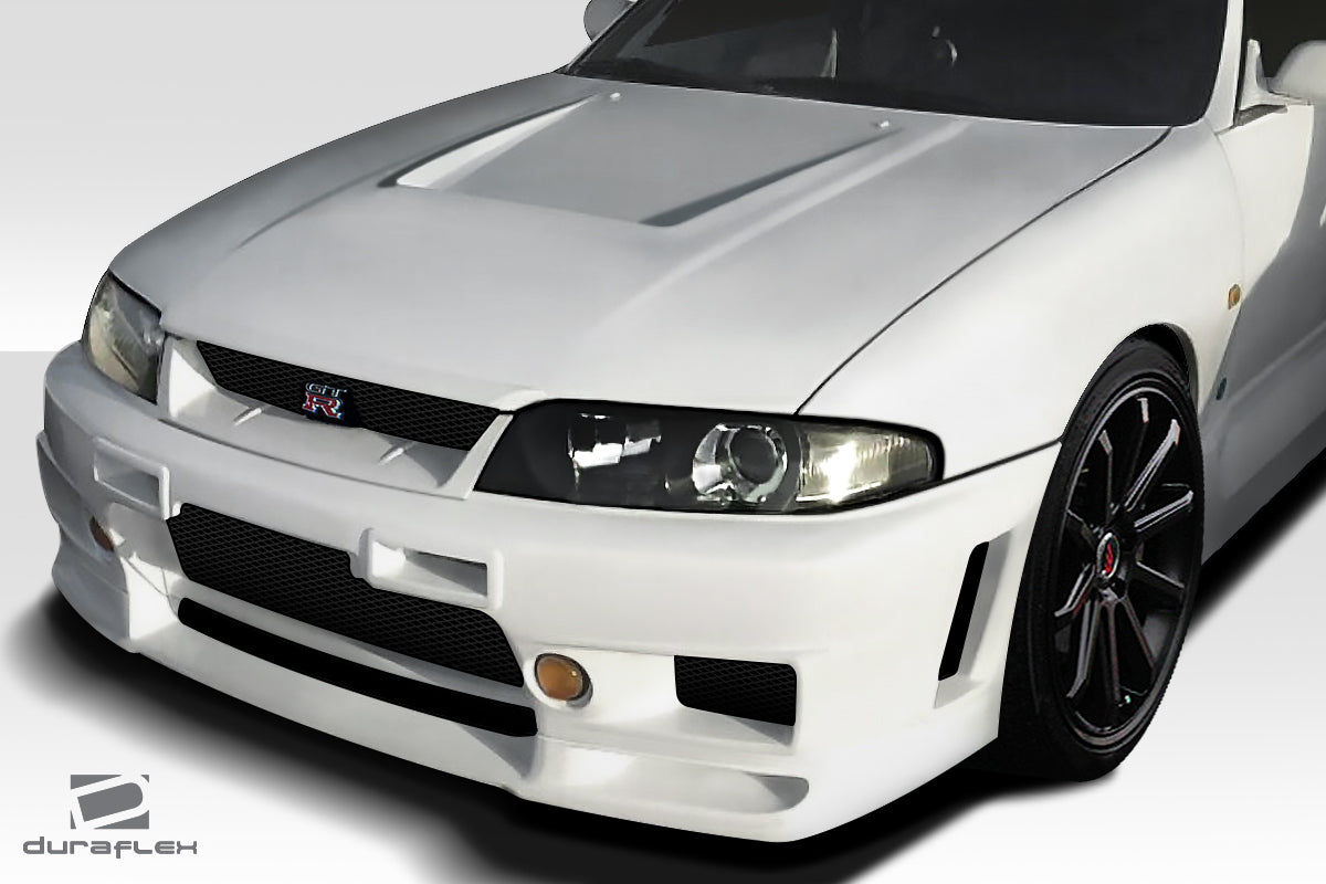 1995-1998 Nissan Skyline R33 2DR / 4DR Duraflex N-1 Front Bumper Cover - 1 Piece