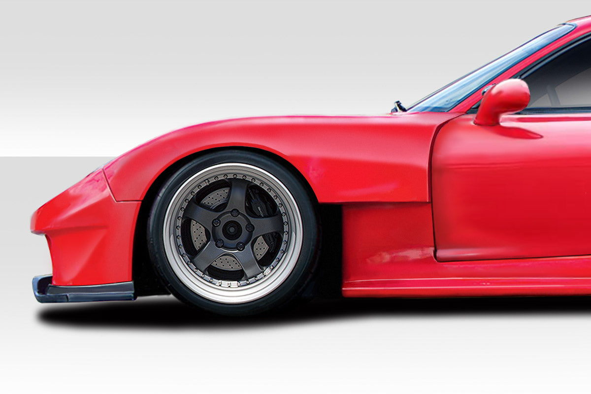1993-1997 Mazda RX-7 Duraflex RE GT Wide Body Front Fender Flares - 2 Piece