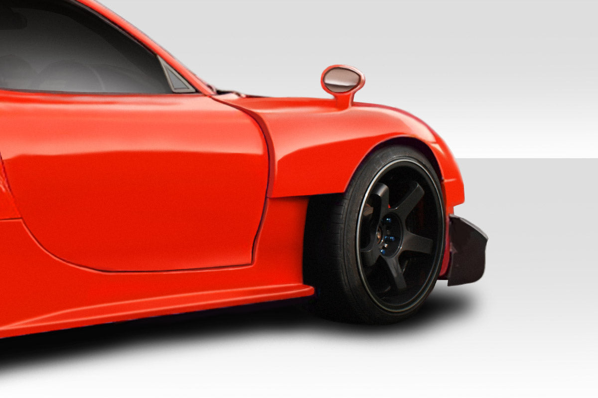 1993-1997 Mazda RX-7 Duraflex RE GT Wide Body Front Fender Flares - 2 Piece
