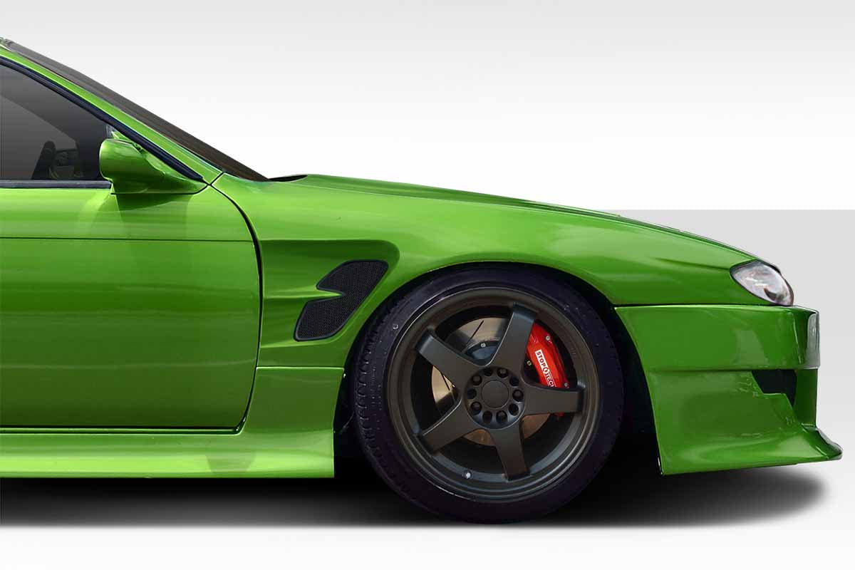 1997-1998 Nissan 240SX S14 Duraflex Supercool Wide Body Front Fenders - 2 Piece