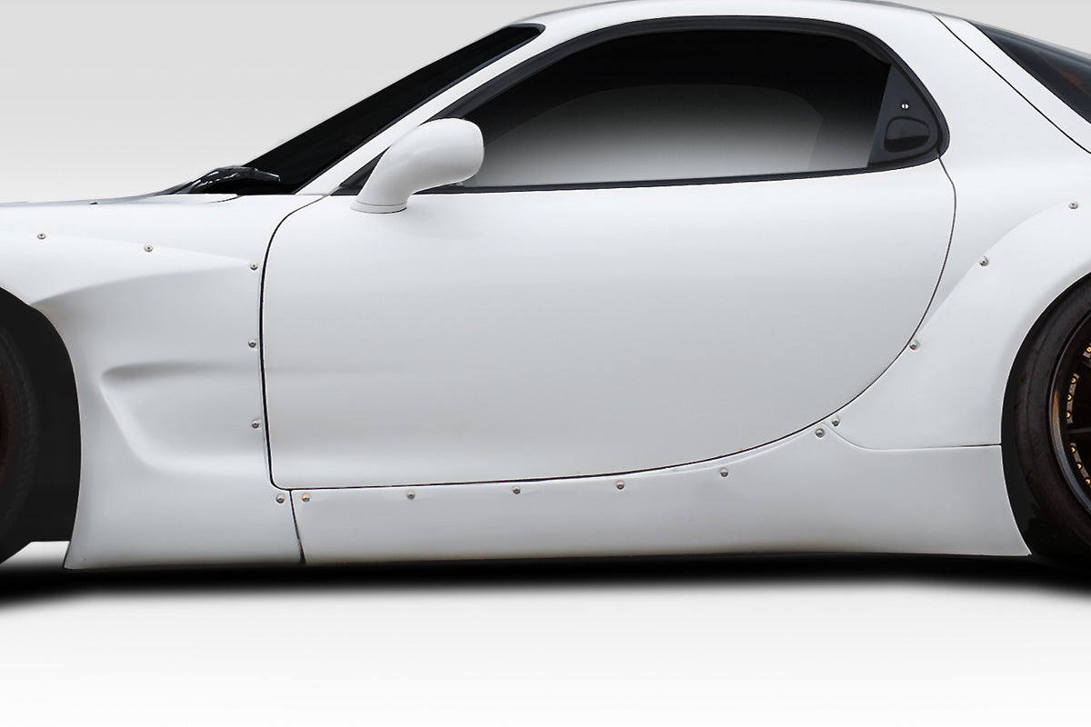 1993-1997 Mazda RX-7 Duraflex TKO RBS Wide Body Side Skirts Rocker Panels - 2 Piece