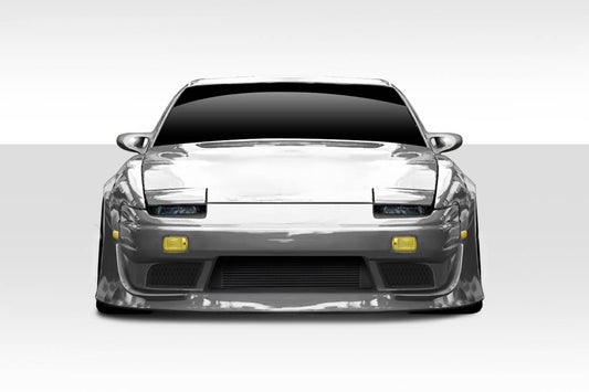 1989-1994 Nissan 240SX S13 Duraflex V Speed Wide Body Front Bumper Cover - 3 Piece