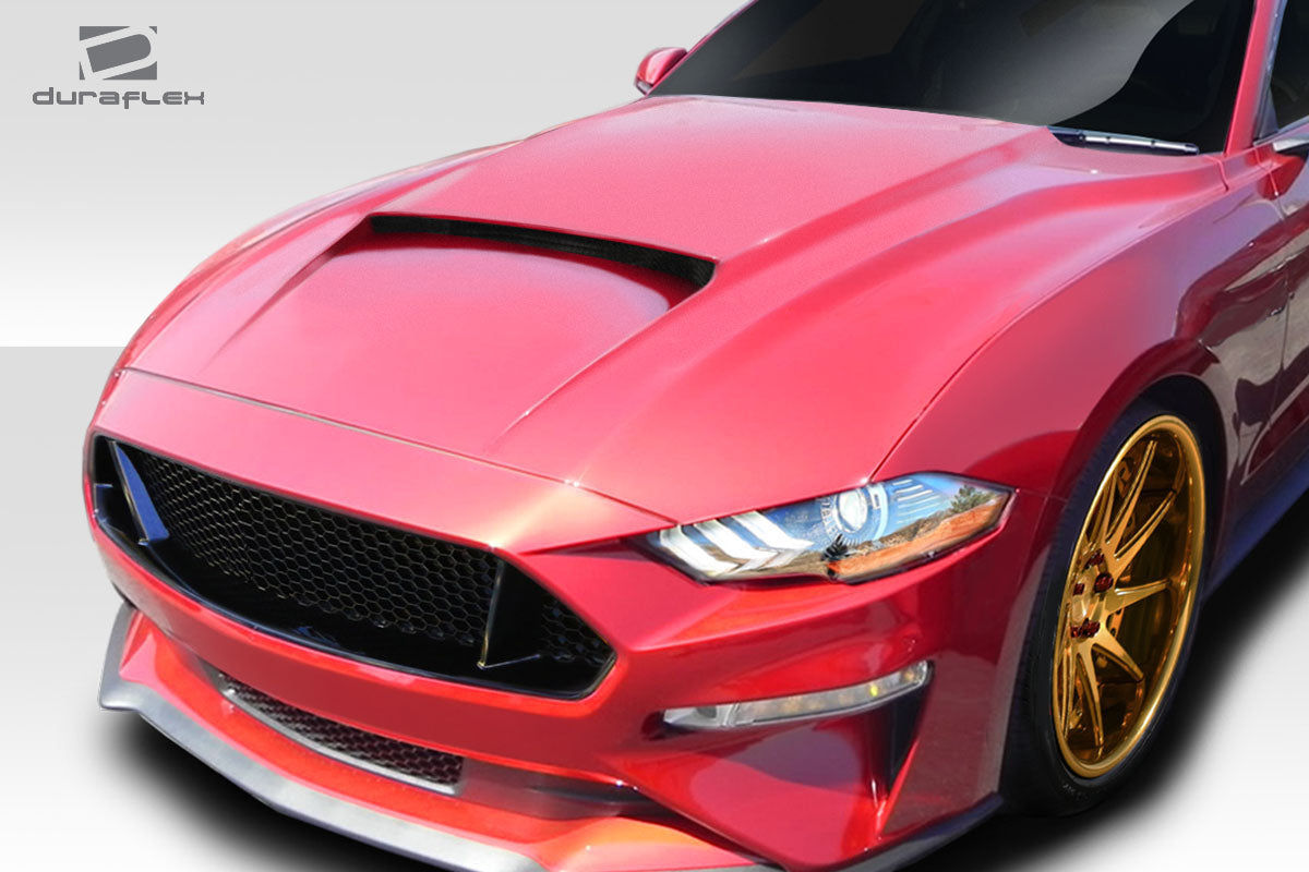 2018-2020 Ford Mustang Duraflex CVX Hood - 1 Piece
