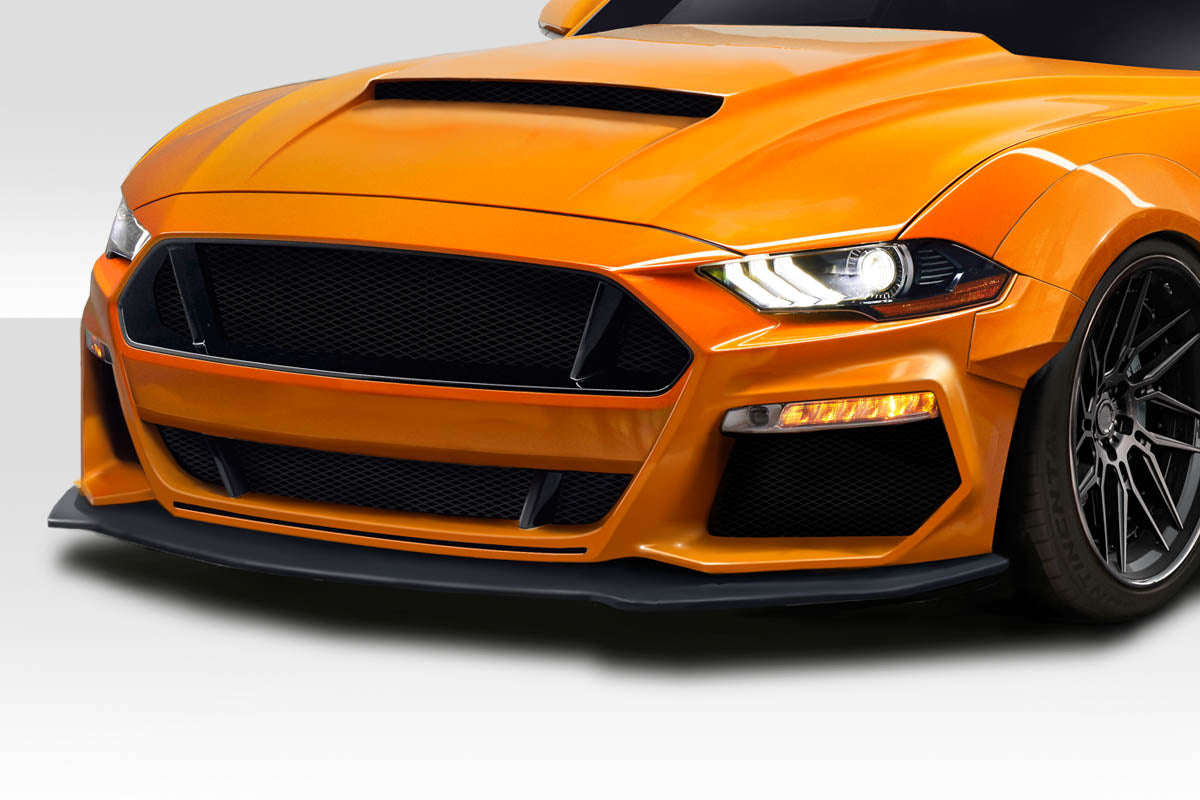 2018-2020 Ford Mustang Duraflex Grid Front Lip Under Spoiler - 1 Piece