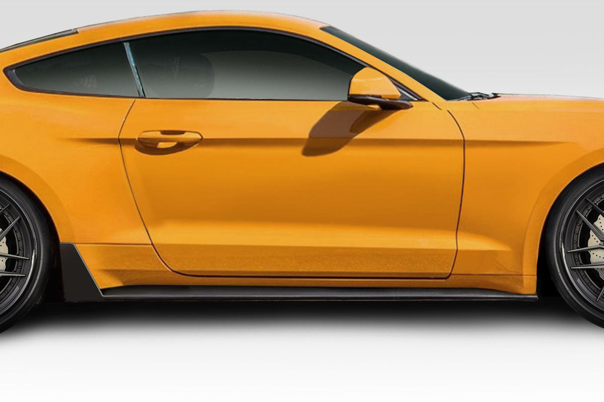 2015-2020 Ford Mustang Duraflex Grid V2 Side Skirts Rocker Panels - 2 Piece
