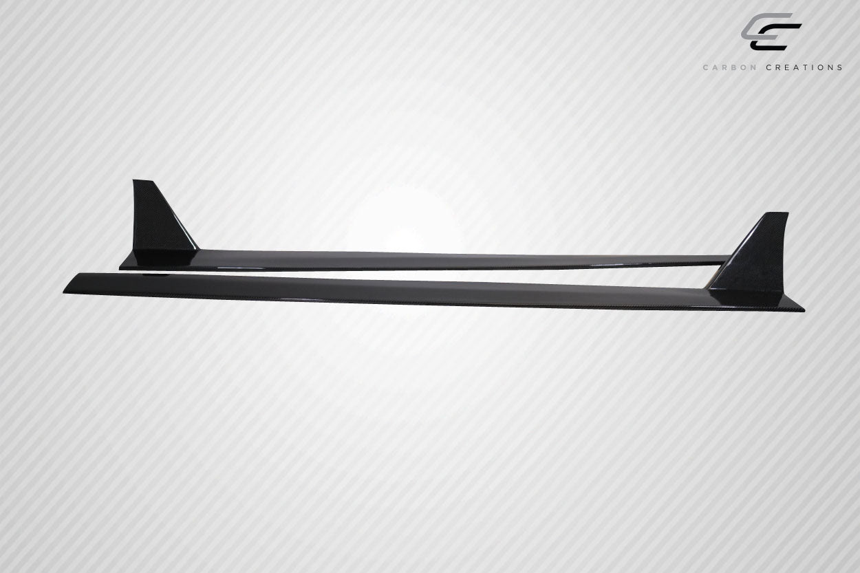 2015-2020 Ford Mustang Carbon Creations Grid V2 Side Skirts Rocker Panels - 2 Piece