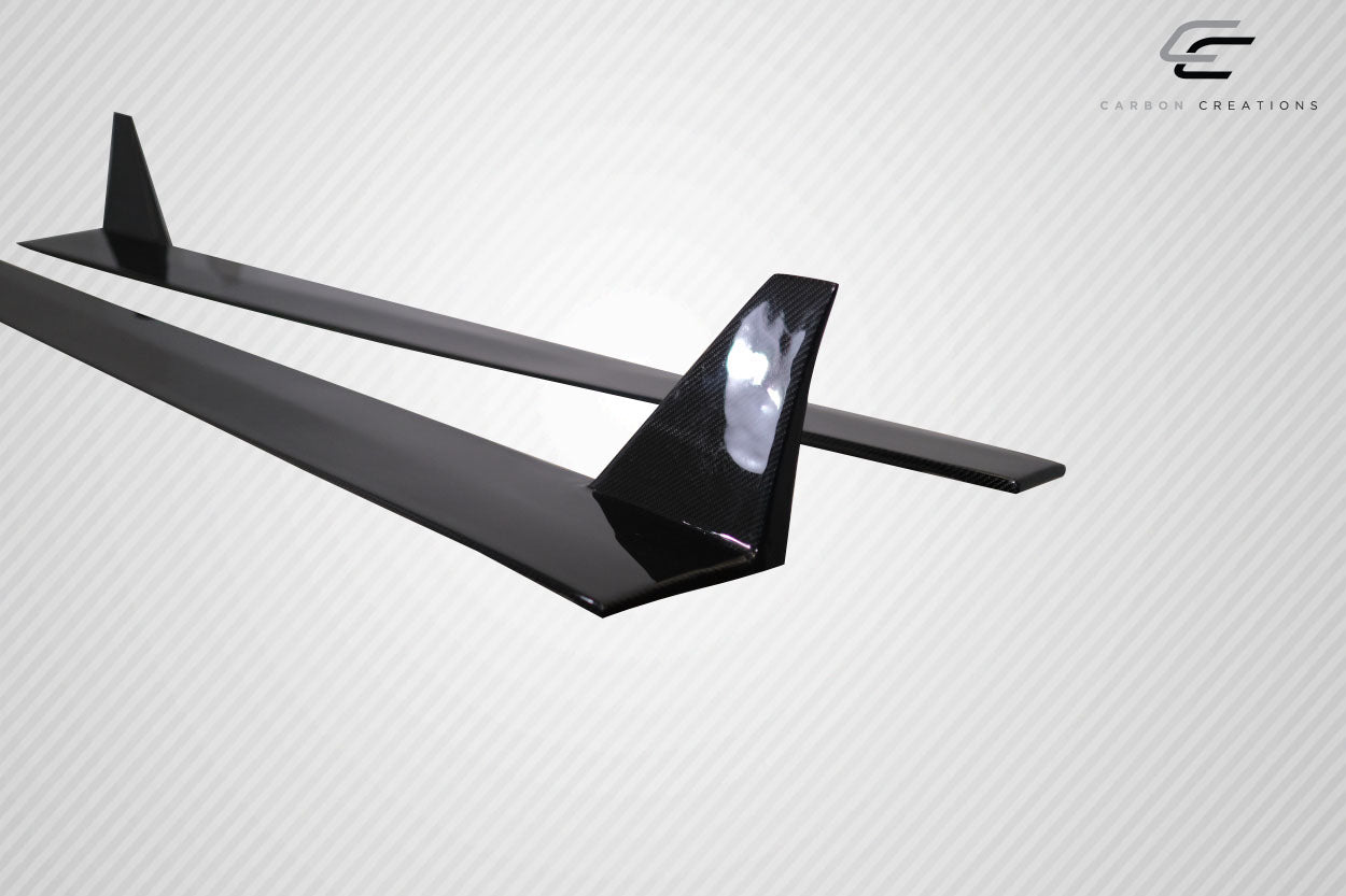 2015-2020 Ford Mustang Carbon Creations Grid V2 Side Skirts Rocker Panels - 2 Piece