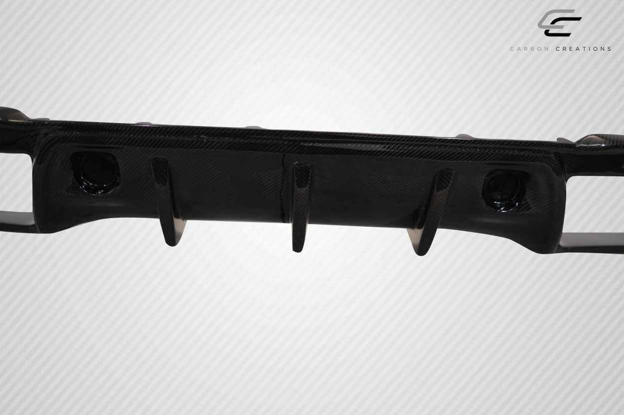 2018-2020 Ford Mustang Carbon Creations Grid Rear Diffuser - 1 Piece