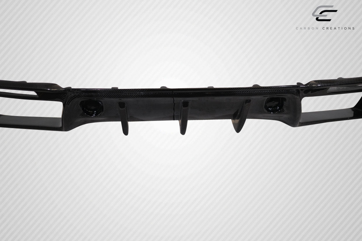 2018-2020 Ford Mustang Carbon Creations Grid Rear Diffuser - 1 Piece