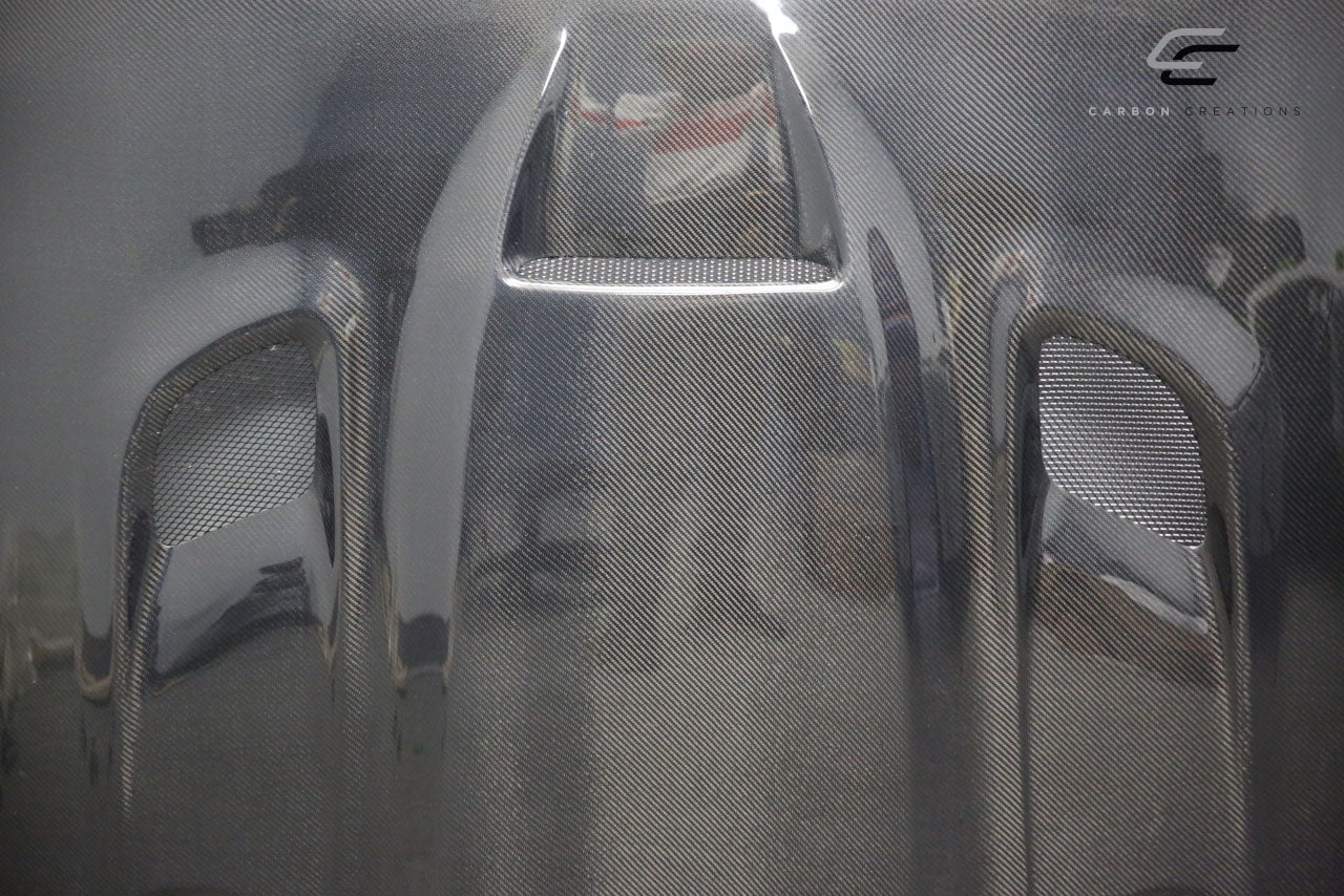 2019-2022 Jeep Wrangler JL Gladiator JT Carbon Creations Hellcat Look Hood - 1 piece