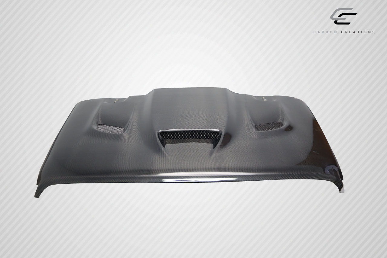2019-2022 Jeep Wrangler JL Gladiator JT Carbon Creations Hellcat Look Hood - 1 piece