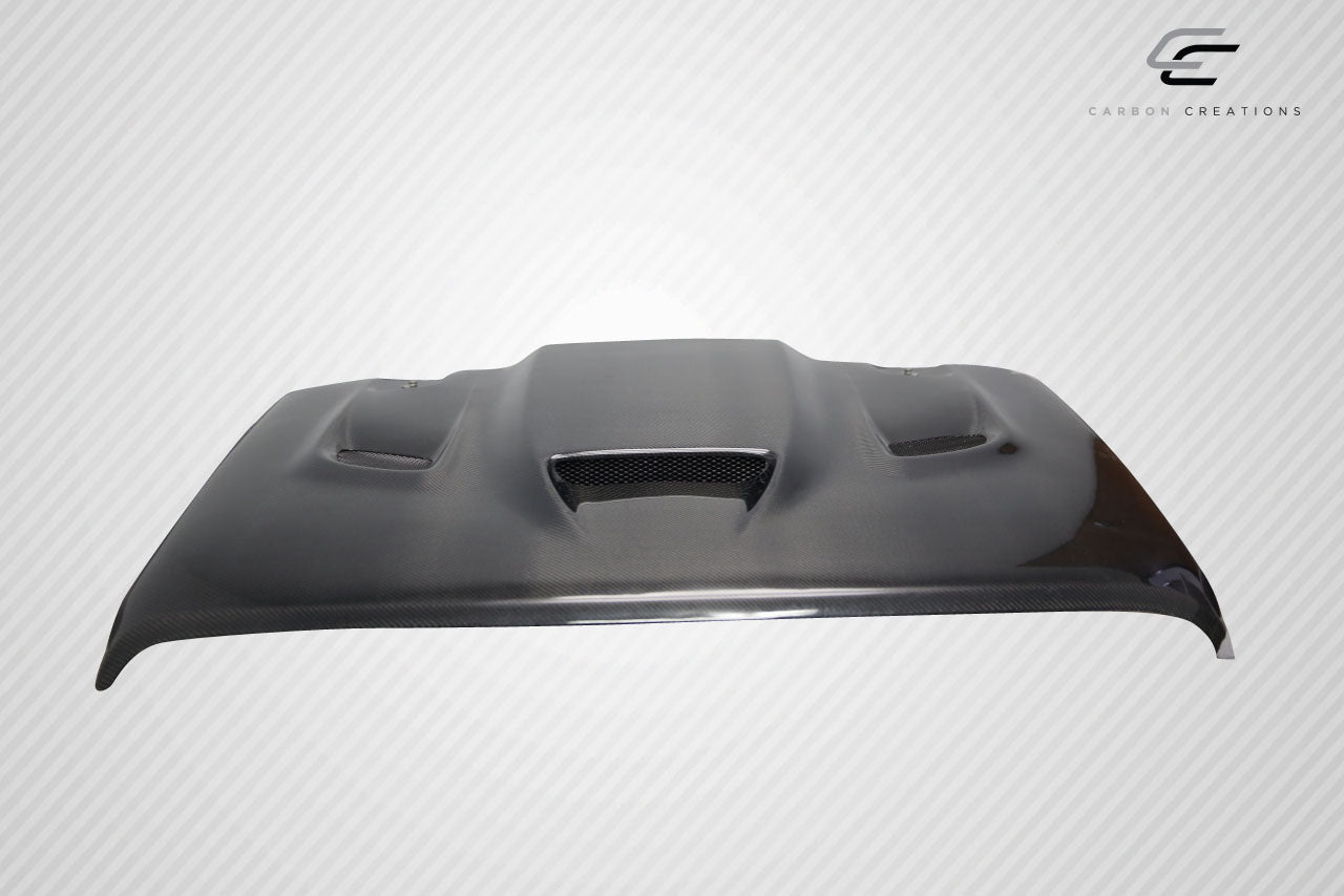 2019-2022 Jeep Wrangler JL Gladiator JT Carbon Creations Hellcat Look Hood - 1 piece
