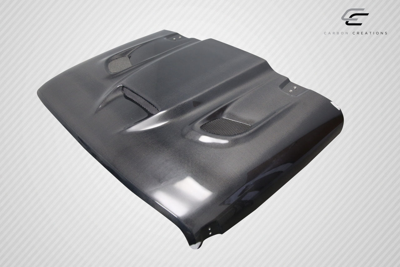 2019-2022 Jeep Wrangler JL Gladiator JT Carbon Creations Hellcat Look Hood - 1 piece