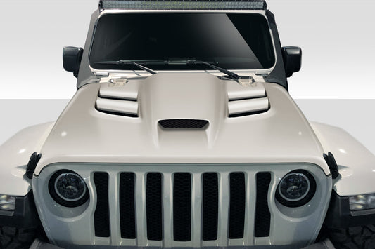 2019-2022 Jeep Wrangler JL Gladiator JT Duraflex Viper Look Hood - 1 Piece
