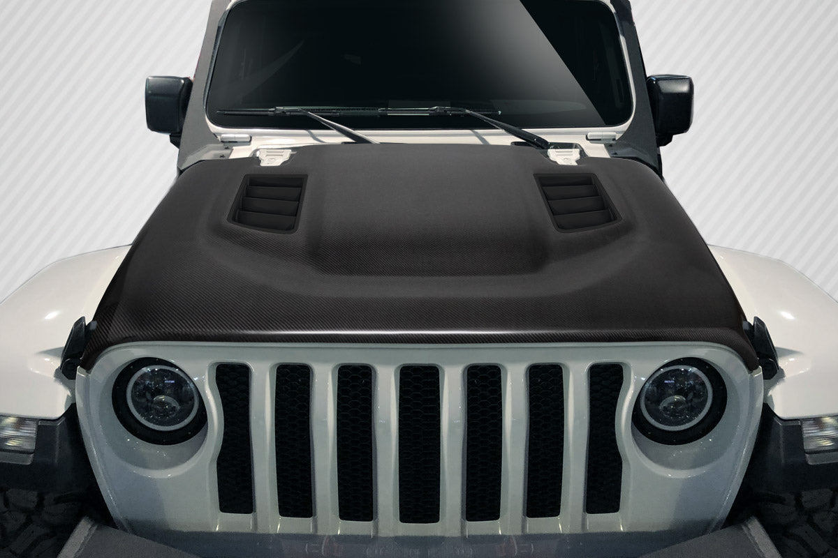 2019-2022 Jeep Wrangler JL Gladiator JT Carbon Creations MPR Hood - 1 Piece