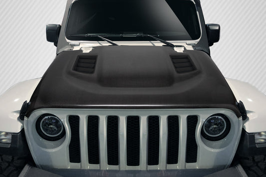 2019-2022 Jeep Wrangler JL Gladiator JT Carbon Creations MPR Hood - 1 Piece
