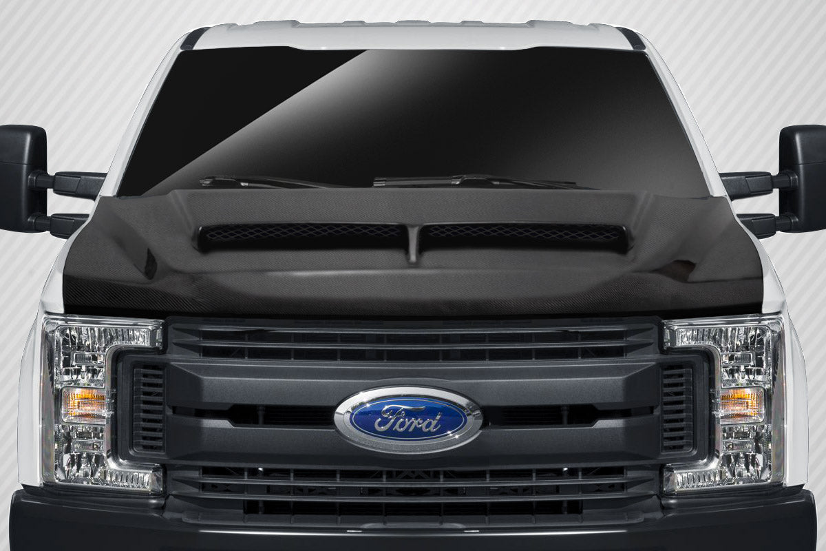 2017-2022 Ford Super Duty F250 F350 F450 Carbon Creations GT500 Hood - 1 Piece