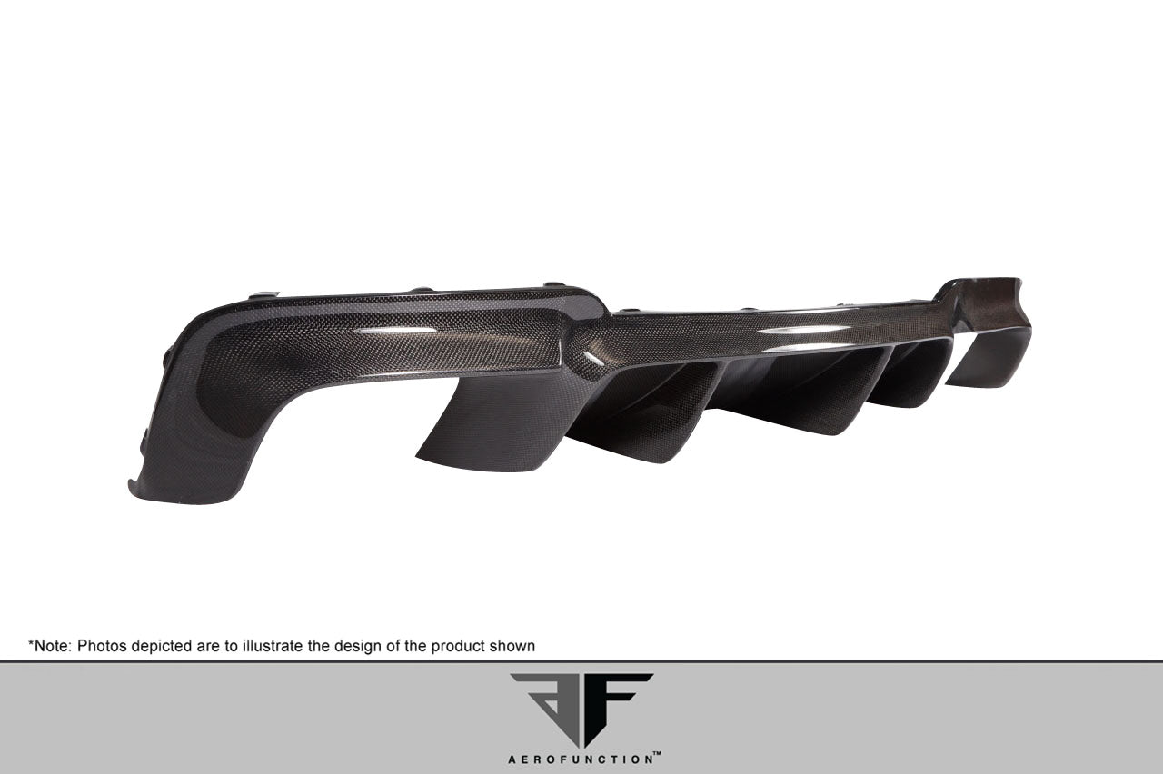 2011-2016 BMW M5 F10 Carbon AF-1 Rear Diffuser ( CFP ) - 1 Piece