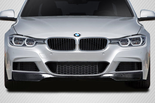 2012-2018 BMW 3 Series F30 M Sport Carbon AF-1 Front Add On Lip Under Spoiler ( CFP ) - 1 Piece