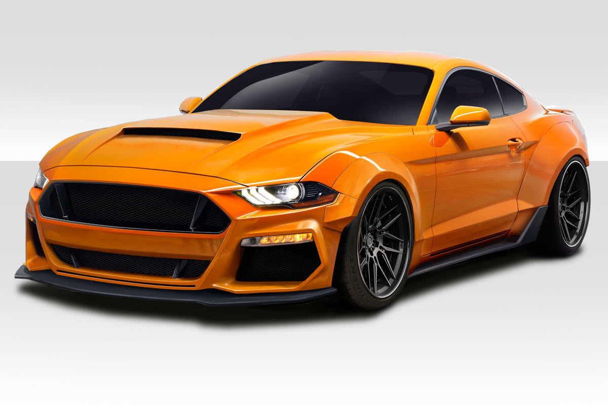 2018-2020 Ford Mustang Couture Grid Wide Body Kit - 8 piece - Includes Couture Grid Front Fender Flares (114998) Couture Grid Rear Fender Flares (114999)