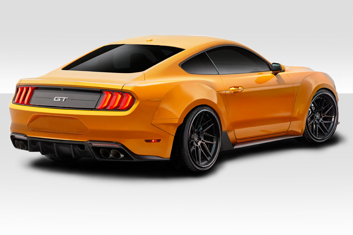 2018-2020 Ford Mustang Couture Grid Wide Body Kit - 8 piece - Includes Couture Grid Front Fender Flares (114998) Couture Grid Rear Fender Flares (114999)