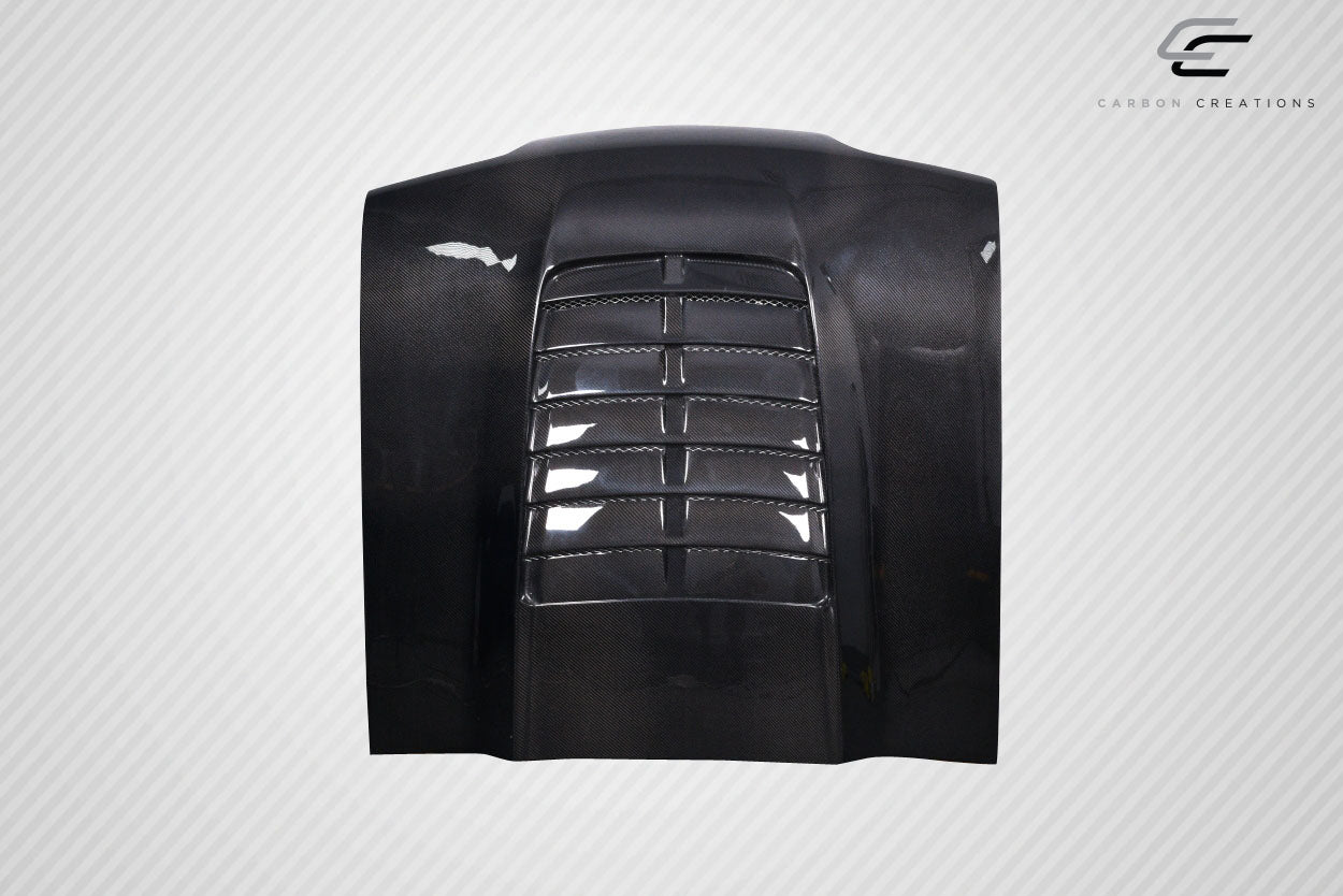 1987-1993 Ford Mustang Carbon Creations GT500 V2 Hood - 1 Piece