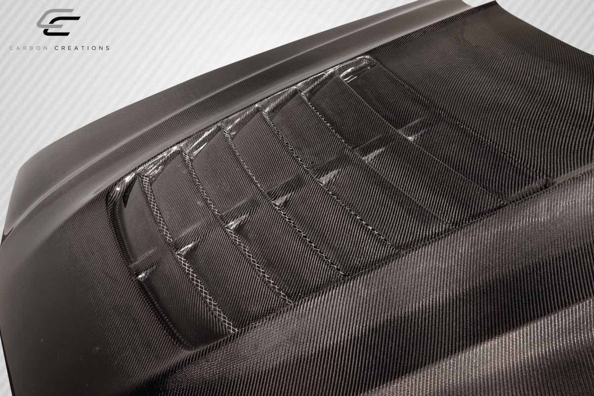 1994-1998 Ford Mustang Carbon Creations GT500 V2 Hood - 1 Piece
