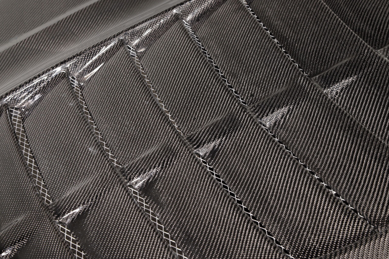 1994-1998 Ford Mustang Carbon Creations GT500 V2 Hood - 1 Piece