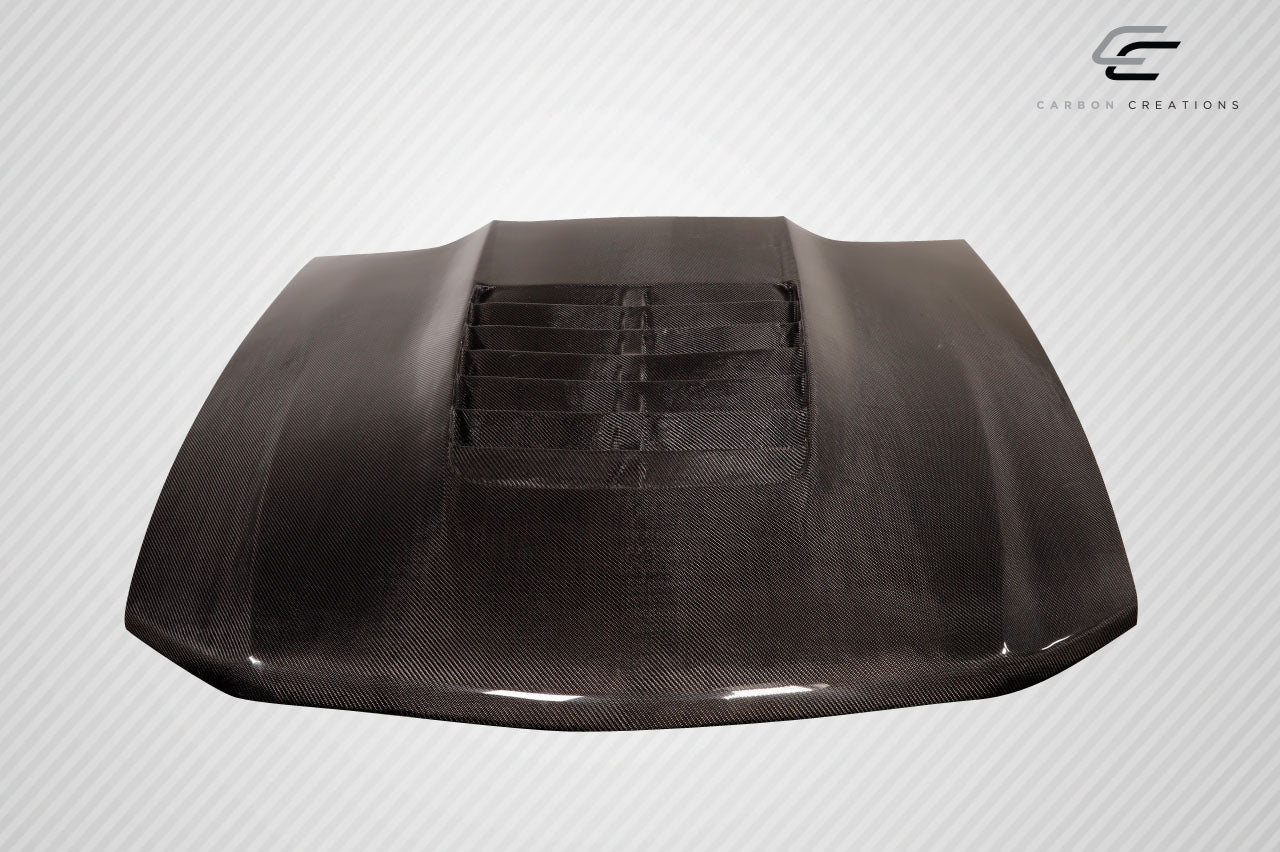 2010-2012 Ford Mustang Carbon Creations GT500 V2 Hood - 1 piece