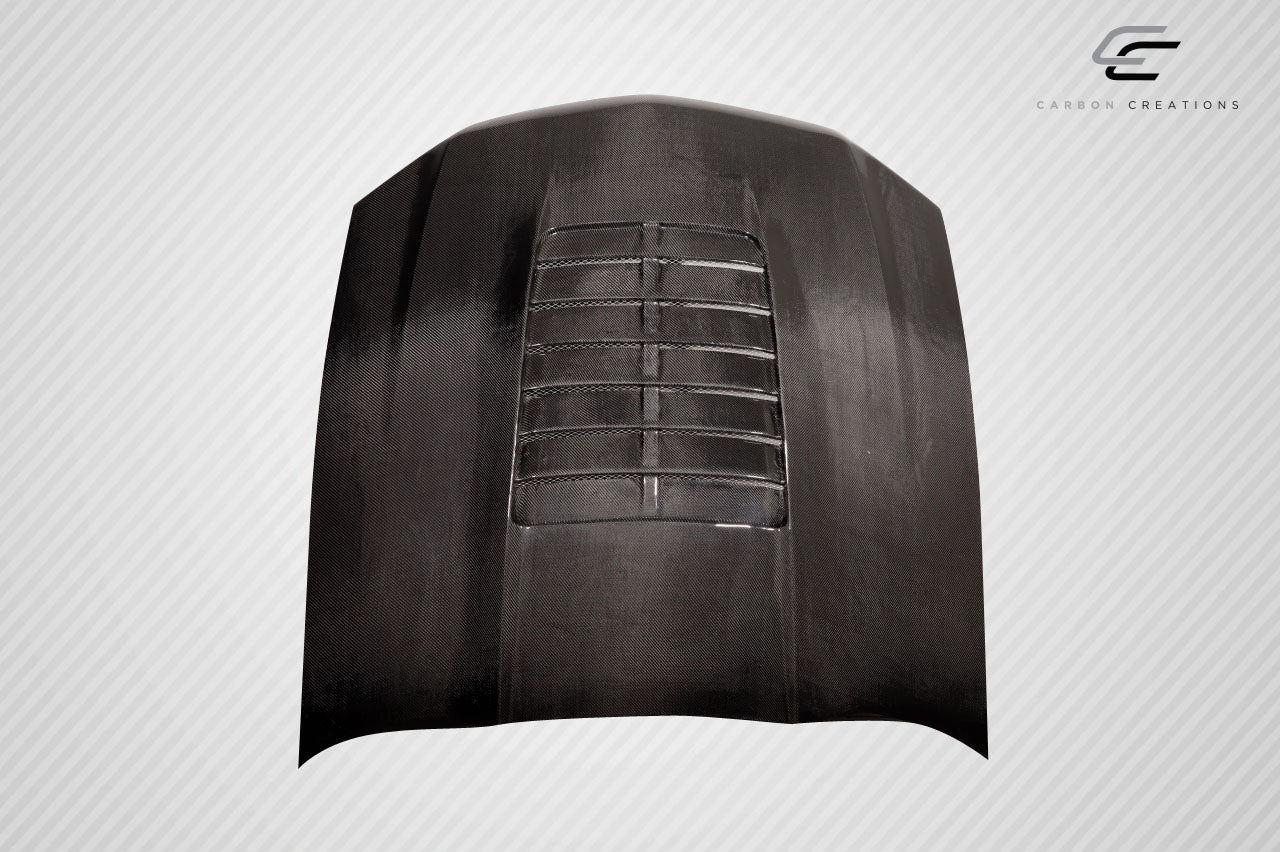 2010-2012 Ford Mustang Carbon Creations GT500 V2 Hood - 1 piece