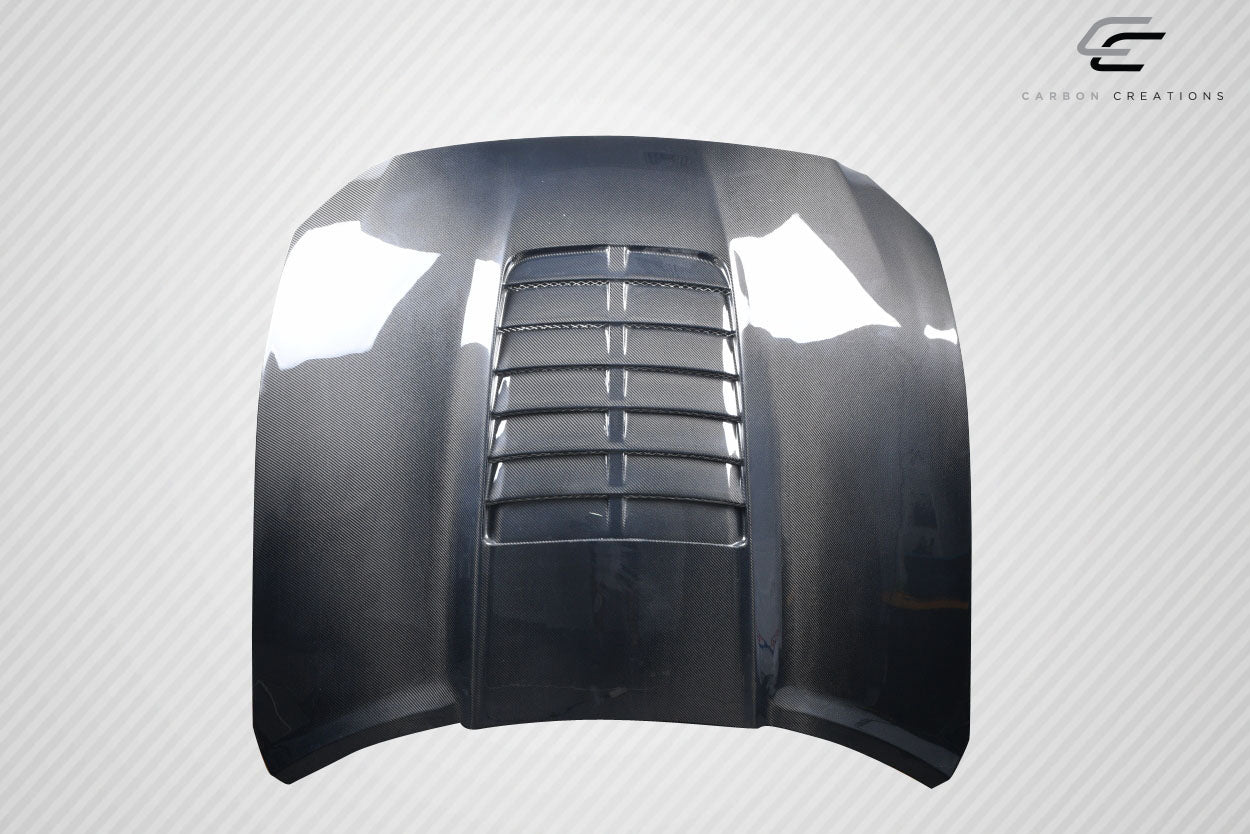 2015-2017 Ford Mustang Carbon Creations GT500 V2 Hood - 1 Piece
